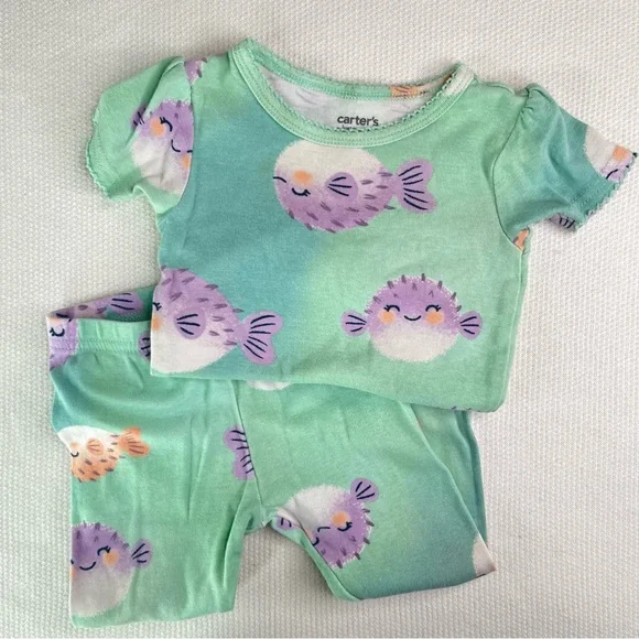 Baby Girl Lot 3M-12M 💖 Outfits Pajamas Summer Shorts Nike Floral Infant - Picture 2 of 13